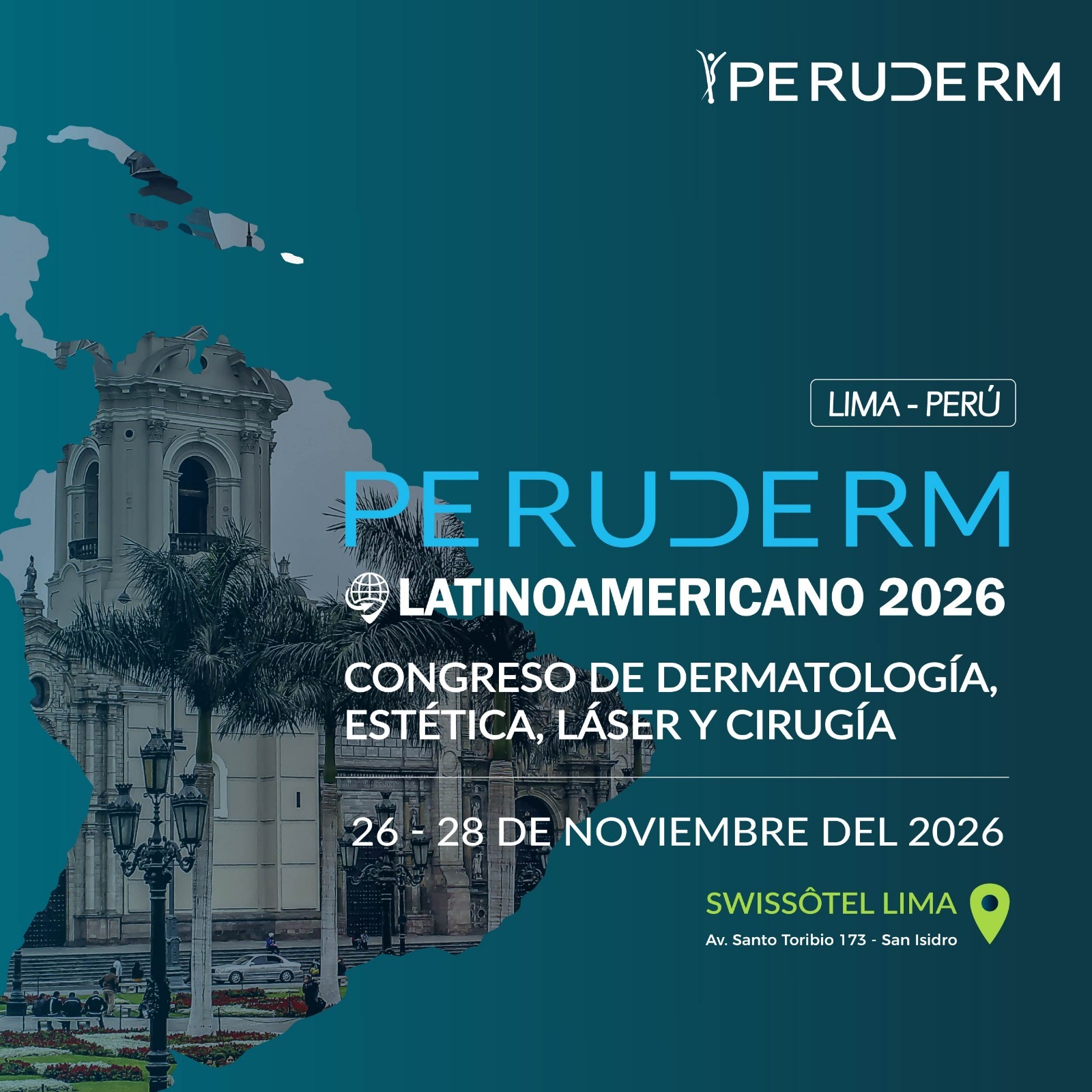 PeruDerm LatinoAmericano 2026 flyer