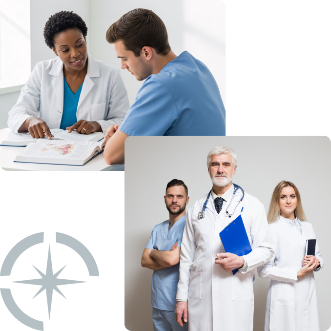 Clinicians, scientists, and industry partners collaborating